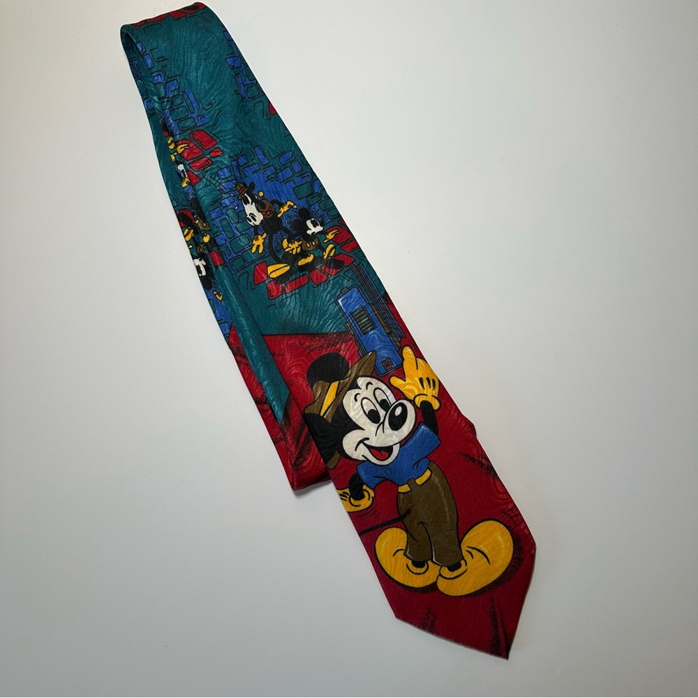 Vintage Mickey Mouse Disney silk tie